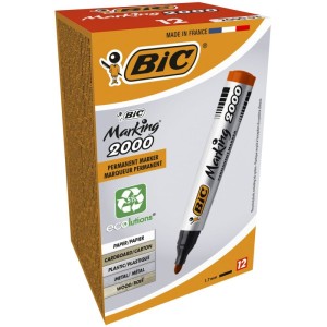 Marker permanentny Bic Marking 2000, czerwony 1,5 mm okrągła końcówka (8209133)