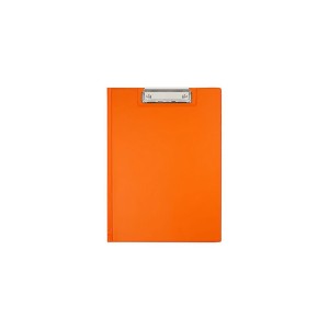 Teczka z klipem Biurfol A4 - pomarańczowy 210 mm x 297 mm (KKL-04-04)