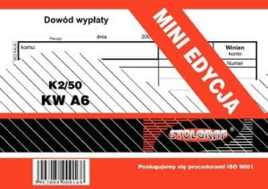 Druk samokopiujący Stolgraf Druk KW A6 50k. (K2/50)