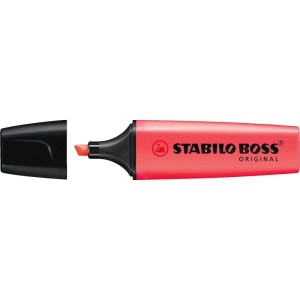Zakreślacz Stabilo BOSS, czerwony 2,0-5,0 mm (70/40)