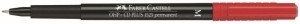 Foliopis Faber-Castell Multimark czerwony (FC152521)