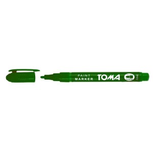 Marker olejowy Toma, zielony 1,5 mm okrągła końcówka