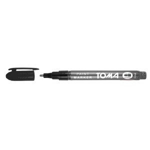 Marker olejowy Toma, srebrny 1,5 mm okrągła końcówka