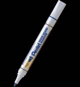 Marker suchościeralny Pentel, niebieski 1,9 mm okrągła końcówka