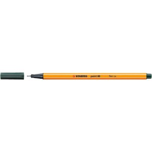 Cienkopis Stabilo, zielony ciemny 0,4 mm 1kol. (88/63)