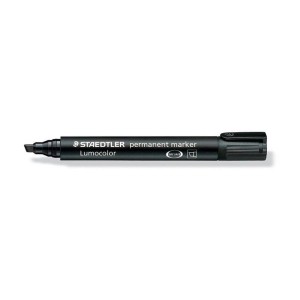 Marker permanentny Staedtler, czarny 2,0-5,0 mm ścięta końcówka (S 350-9)