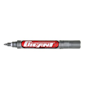 Marker permanentny Kamet Gigant wodoodporny, srebrny 1,5-3,00 mm okrągła końcówka (K-5111)