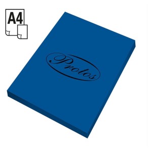 Papier kolorowy Protos A4 - niebieski ciemny 160 g