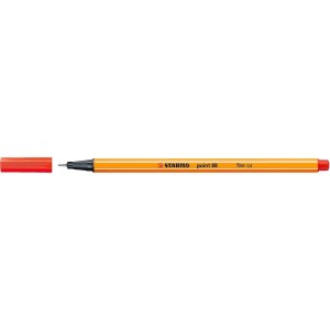 Cienkopis Stabilo cienkopis, karminowy 0,4 mm 1kol. (88/48)