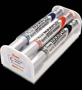 Marker suchościeralny Pentel, mix 1,1-2,2 mm okrągła końcówka (MWL5S4)