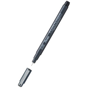 Cienkopis Pentel cienkopis, czarny 0,05 mm 1kol. (S20P)