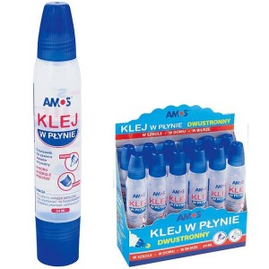 Klej w płynie Amos dwustronny 34 ml (130-1855)