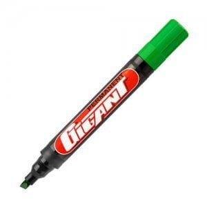 Marker permanentny Kamet Gigant, zielony 1,0-5,0 mm ścięta końcówka