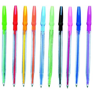 Komplet długopisów Titanum fluo 10 kolorów