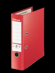 Segregator dźwigniowy Esselte No.1 Power Plus A4 czerwony 80 mm (81183)