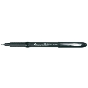 Marker do cd Titanum, czarny 0,5 mm (PY1094C-01)