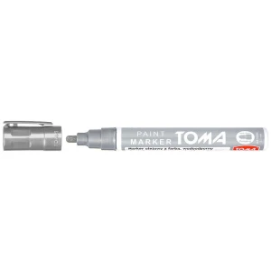 Marker olejowy Toma, srebrny 2,5 mm okrągła końcówka (TO-440 9 4)