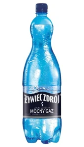 Woda Żywiec MOCNY GAZ 1,5l ; pakowana po 6 szt.
