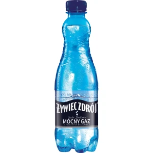 Woda Żywiec MOCNY GAZ 0,5l ; pakowana po 12szt.