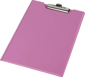 Deska z klipem (podkład do pisania) Panta Plast fokus pastel A4 - różowa (0314-0003-29)