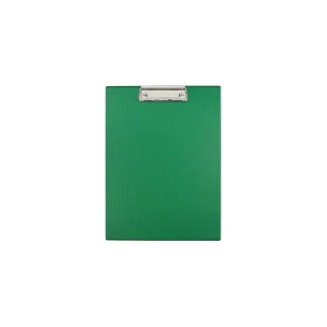 Deska z klipem (podkład do pisania) Biurfol A4 - zielona jasna 230 mm x 325 mm (KH-01-06)