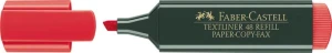 Zakreślacz 48 Faber-Castell 1-5mm czerwony