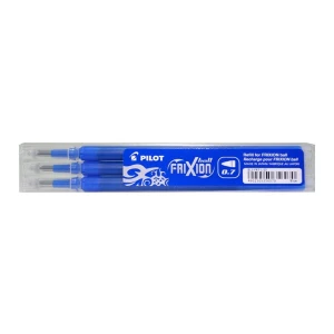 Wkład do pióra kulkowego Pilot Frixion, niebieski 0,35 mm (BLS-FR7-L-S3)