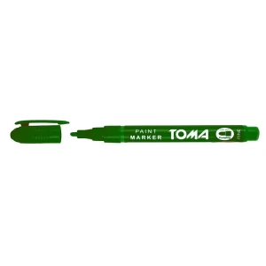 Marker olejowy Toma, zielony 1,5 mm okrągła końcówka