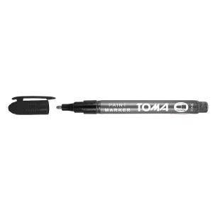 Marker olejowy Toma, srebrny 1,5 mm okrągła końcówka