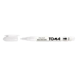 Marker olejowy Toma biały, biały 1,5 mm okrągła końcówka (To-441 7 2)