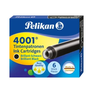 Naboje krótkie Pelikan TP/6 czarny (301218)