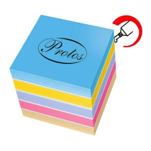 Kostka papierowa Protos - mix 85 mm x 85 mm x 75 mm