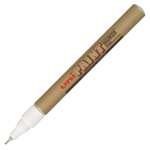 Marker olejowy Uni, złoty 0,8 mm okrągła końcówka (PX-203)