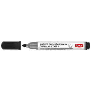 Marker suchościeralny Toma czarny okragły, czarny 2,0 mm okrągła końcówka (TO-266 3 2)