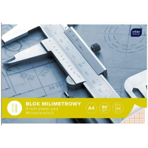 Blok milimetrowy Interdruk A4 80g 20k (BLMIA4)