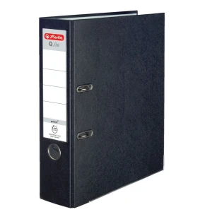 Segregator dźwigniowy Herlitz Q. file Standard A4 czarny 80 mm (0011167061)