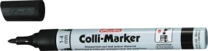 Marker permanentny Herlitz Colli-Marker, czarny 1,0-4,0 mm okrągła końcówka (9786658)