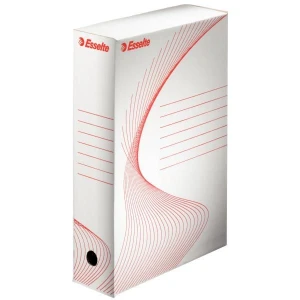 Pudło archiwizacyjne Esselte Boxy 80 A4 - biały 245 mm x 80 mm x 345 mm (128080)