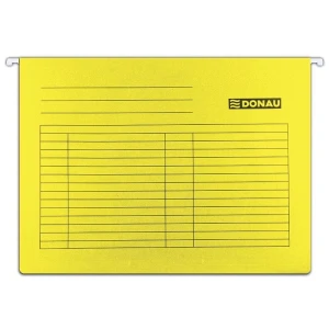Teczka zawieszkowa Donau A4 - żółty 230 g (7410905-11)