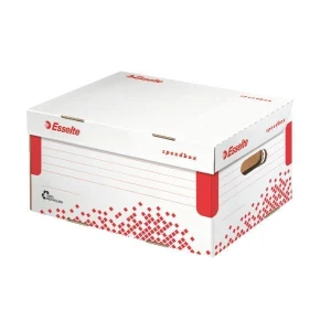 Pudło archiwizacyjne Esselte Speedbox - biało-czerwony 355 mm x 193 mm x 252 mm (623911)