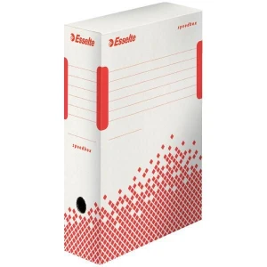 Pudło archiwizacyjne Esselte Speedbox - biało-czerwony 100 mm x 250 mm x 350 mm (623908)