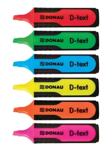 Zakreślacz Donau D-Text, różowy 1,0-5,0 mm (7358001PL-16)