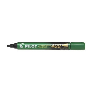 Marker permanentny Pilot, zielony 4,0 mm ścięta końcówka (SCA-400-G)