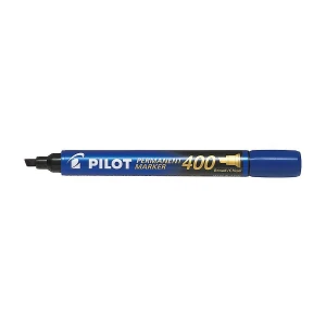 Marker permanentny Pilot, niebieski 1,0-4,0 mm ścięta końcówka (SCA-400-L)