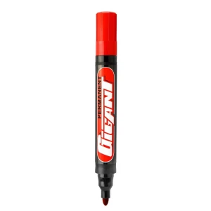 Marker permanentny Kamet permanent GIGANT, czerwony 1,5-2,5 mm okrągła końcówka (K-1069)