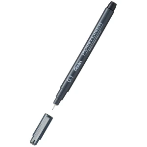 Cienkopis Pentel, czarny 0,1 mm 1kol. (S20P)