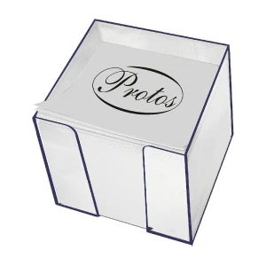 Kostka papierowa Protos - biały 85 mm x 85 mm x 80 mm